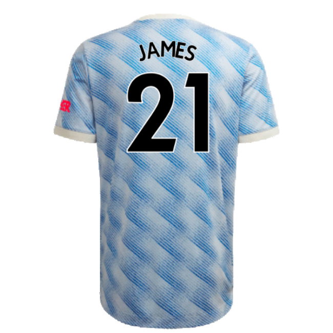 Manchester United 2021-22 Away Shirt (XL) (Mint) (JAMES 21)