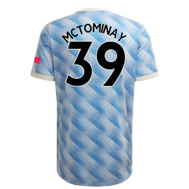 Manchester United 2021-22 Away Shirt (XL) (Mint) (McTOMINAY 39)