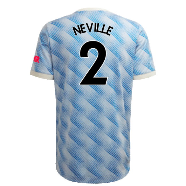 Manchester United 2021-22 Away Shirt (XL) (Mint) (NEVILLE 2)