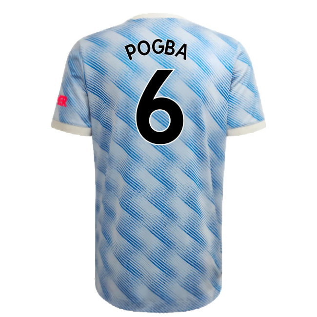 Manchester United 2021-22 Away Shirt (XL) (Mint) (POGBA 6)
