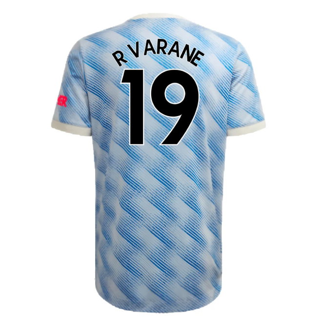 Manchester United 2021-22 Away Shirt (XL) (Mint) (R VARANE 19)