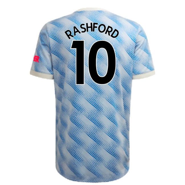 Manchester United 2021-22 Away Shirt (XL) (Mint) (RASHFORD 10)