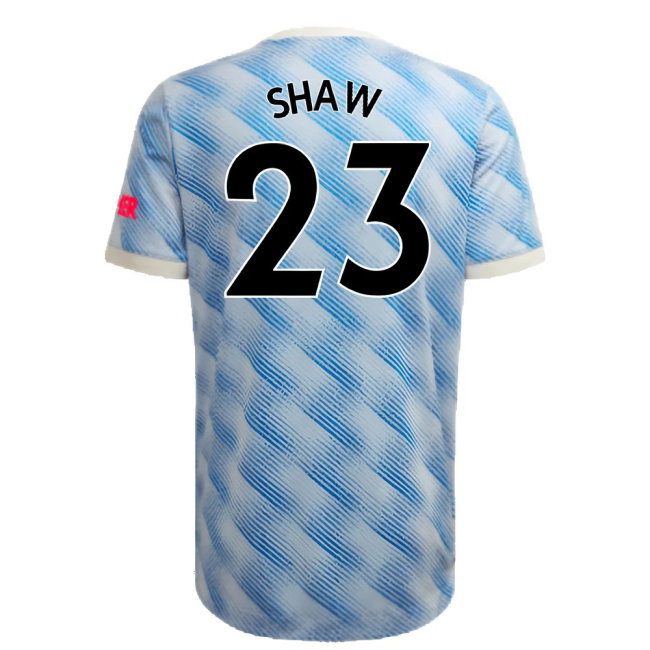 Manchester United 2021-22 Away Shirt (XL) (Mint) (SHAW 23)