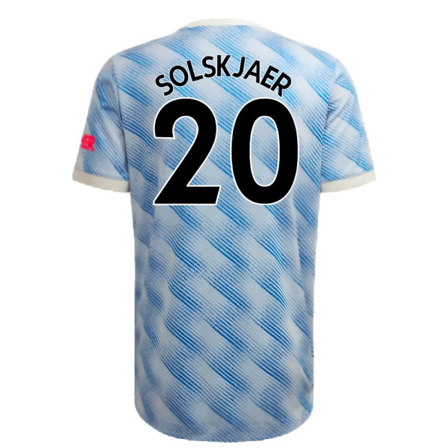 Manchester United 2021-22 Away Shirt (XL) (Mint) (SOLSKJAER 20)