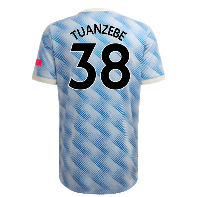 Manchester United 2021-22 Away Shirt (XL) (Mint) (TUANZEBE 38)