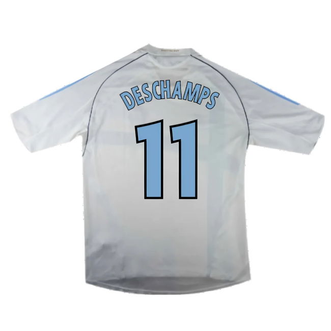 Marseille 2004-05 Home Shirt ((Excellent) L) (DESCHAMPS 11)