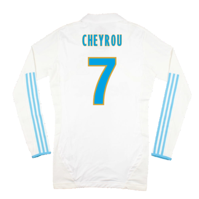 Marseille 2011-12 Player Spec Long Sleeve Home Shirt ((Excellent) L) (Cheyrou 7)