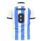 Messi x Maradona Argentina World Cup Tribute Shirt (CANIGGIA 8)