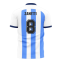 Messi x Maradona Argentina World Cup Tribute Shirt (ZANETTI 8)