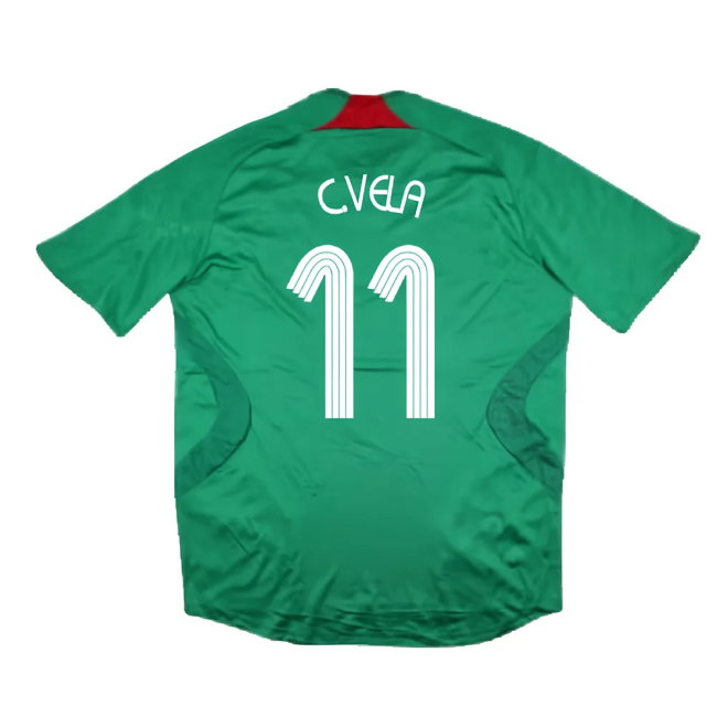 Mexico 2007-08 Home Shirt (L) (Excellent) (C.Vela 11)