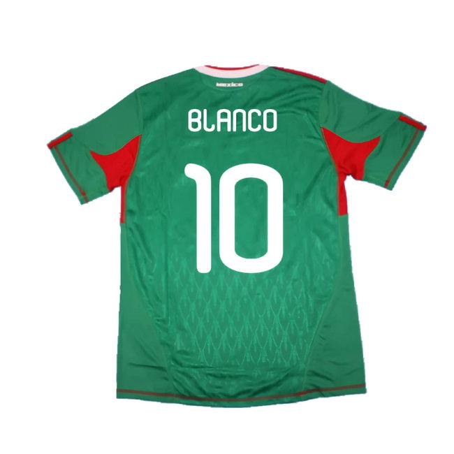 Mexico 2010-11 Home Shirt (2XL) (Very Good) (Blanco 10)