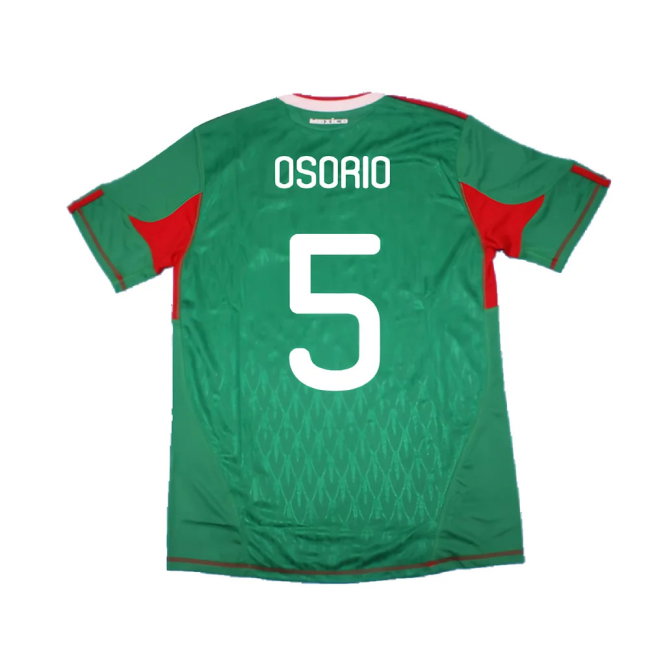 Mexico 2010-11 Home Shirt (2XL) (Very Good) (Osorio 5)