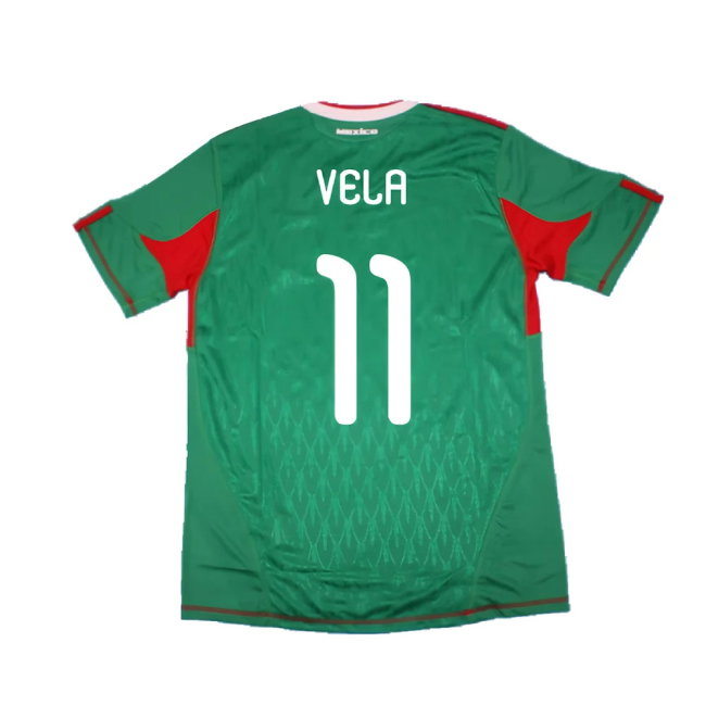 Mexico 2010-11 Home Shirt (2XL) (Very Good) (Vela 11)