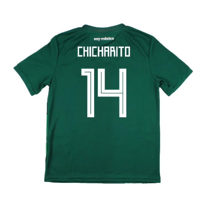 Mexico 2018-19 Home Shirt (Mint) (Chicharito 14)