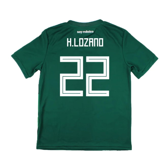 Mexico 2018-19 Home Shirt (Mint) (H.Lozano 22)