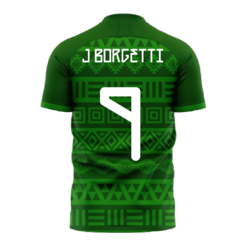 Mexico 2023-2024 Home Concept Football Kit (Libero) (J. BORGETTI 9)