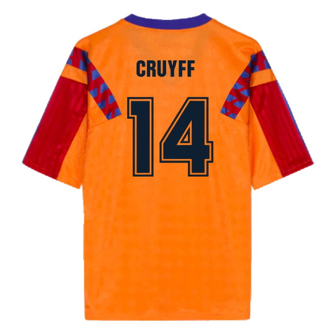 Meyba 1992 Barcelona Reissue Away Shirt (Cruyff 14)