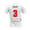 Milano 1995-1996 Retro Shirt T-shirt - Text (White) (MALDINI 3)