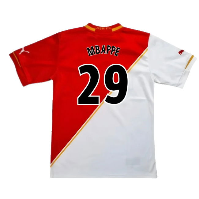 Monaco 2001-02 Home Shirt ((Excellent) L) (MBAPPE 29)