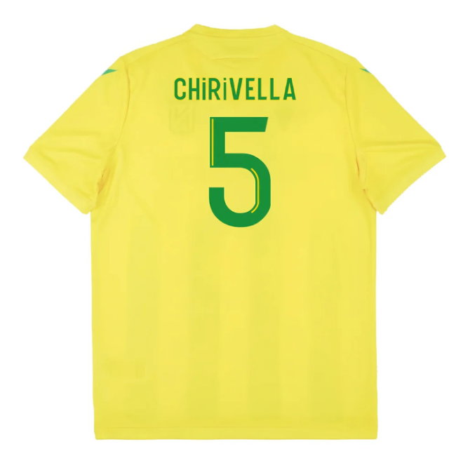 Nantes 2021-22 Home Shirt (2XL) (Excellent) (Chirivella 5)