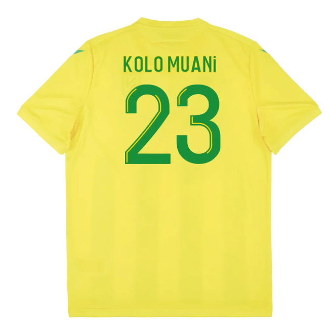 Nantes 2021-22 Home Shirt (2XL) (Excellent) (Kolo Muani 23)