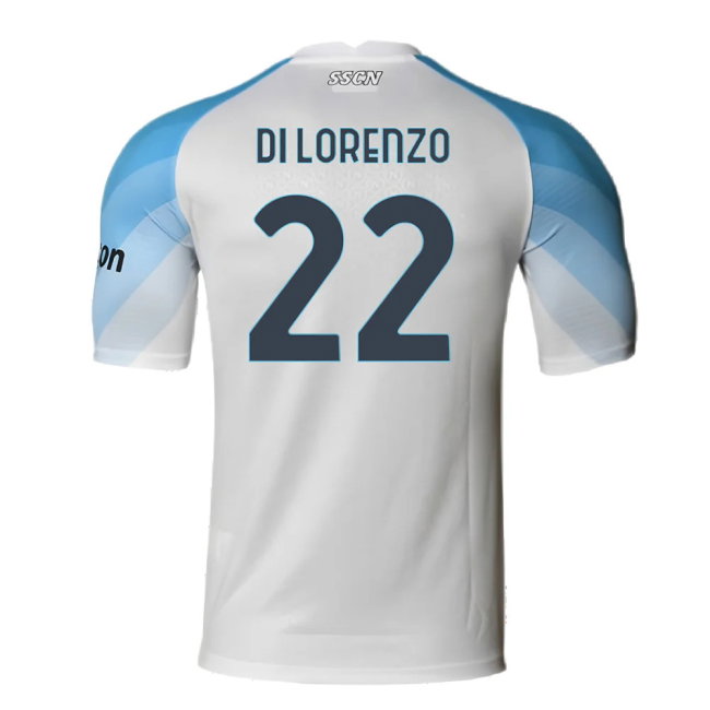 Napoli 2022-2023 Away Player Issue Shirt (XL) (Very Good) (Di Lorenzo 22)