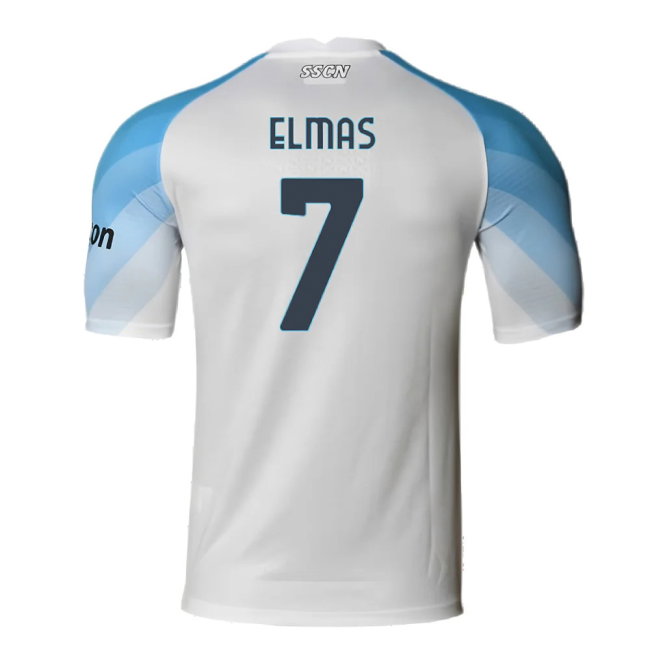 Napoli 2022-2023 Away Player Issue Shirt (XL) (Very Good) (Elmas 7)