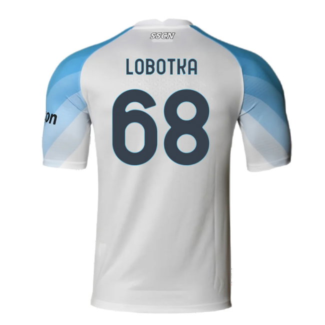 Napoli 2022-2023 Away Player Issue Shirt (XL) (Very Good) (Lobotka 68)