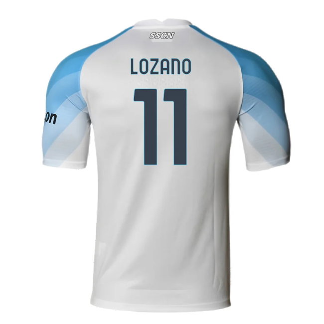 Napoli 2022-2023 Away Player Issue Shirt (XL) (Very Good) (Lozano 11)