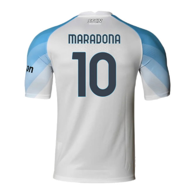 Napoli 2022-2023 Away Player Issue Shirt (XL) (Very Good) (Maradona 10)