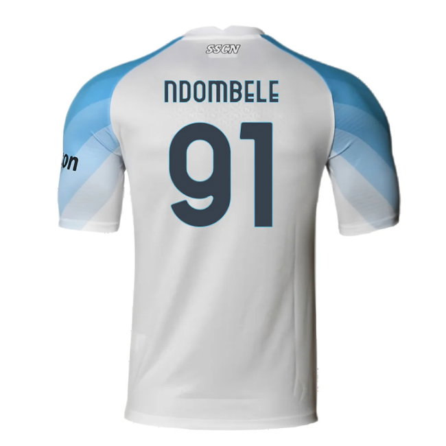 Napoli 2022-2023 Away Player Issue Shirt (XL) (Very Good) (Ndombele 91)