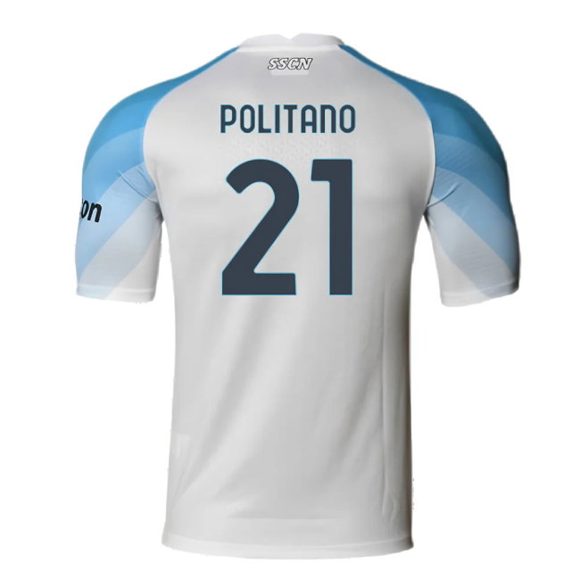 Napoli 2022-2023 Away Player Issue Shirt (XL) (Very Good) (Politano 21)