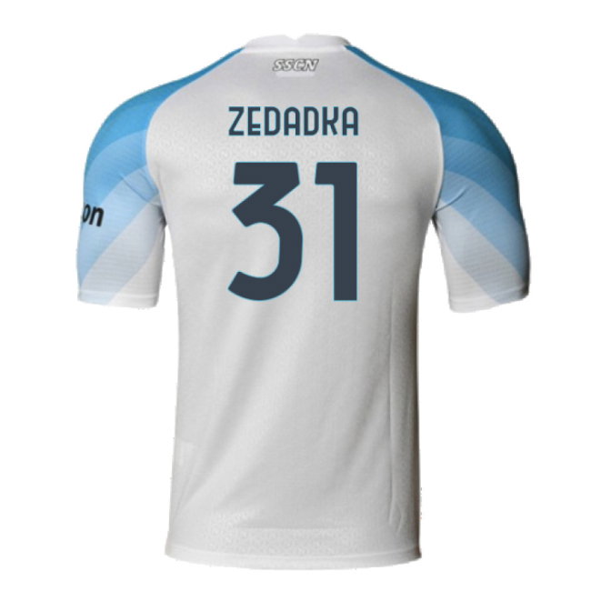 Napoli 2022-2023 Away Player Issue Shirt (XL) (Very Good) (Zedadka 31)
