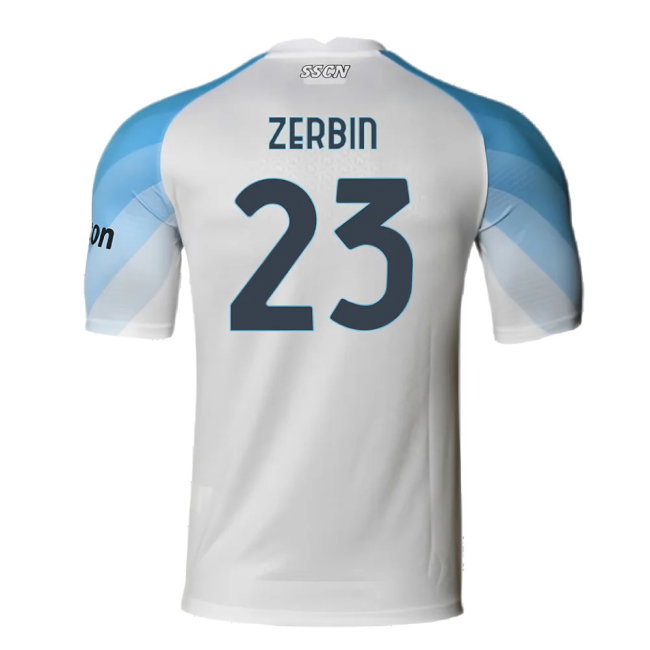 Napoli 2022-2023 Away Player Issue Shirt (XL) (Very Good) (Zerbin 23)