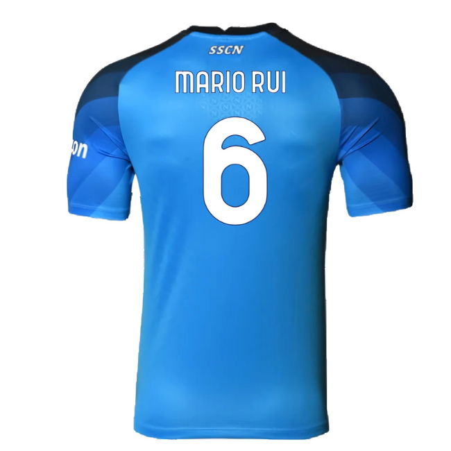 Napoli 2022-23 Player Issue Home Shirt (3XL) (Mario Rui 6) (Excellent)