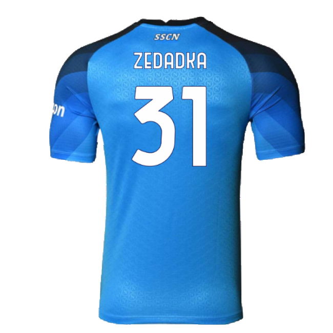 Napoli 2022-23 Player Issue Home Shirt (3XL) (Zedadka 31) (Excellent)