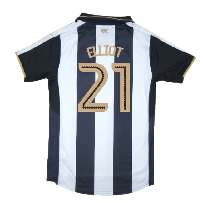 Newcastle United 2016-17 Sponsorless Home Shirt (M) (Excellent) (Elliot 21)