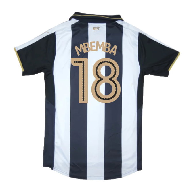 Newcastle United 2016-17 Sponsorless Home Shirt (M) (Excellent) (Mbemba 18)