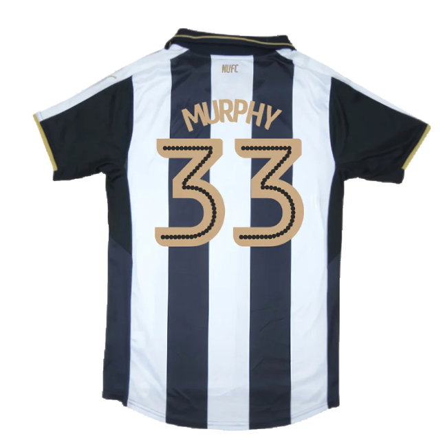 Newcastle United 2016-17 Sponsorless Home Shirt (M) (Excellent) (Murphy 33)