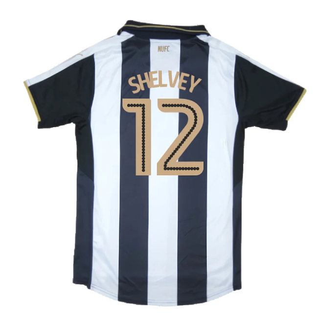 Newcastle United 2016-17 Sponsorless Home Shirt (M) (Excellent) (Shelvey 12)