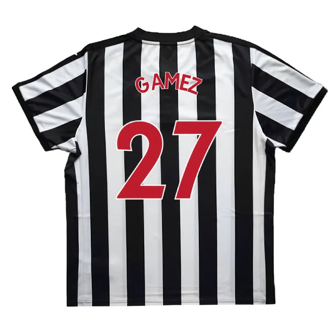 Newcastle United 2017-18 Home Shirt (Sponserless) (S) (BNWT) (Gamez 27)