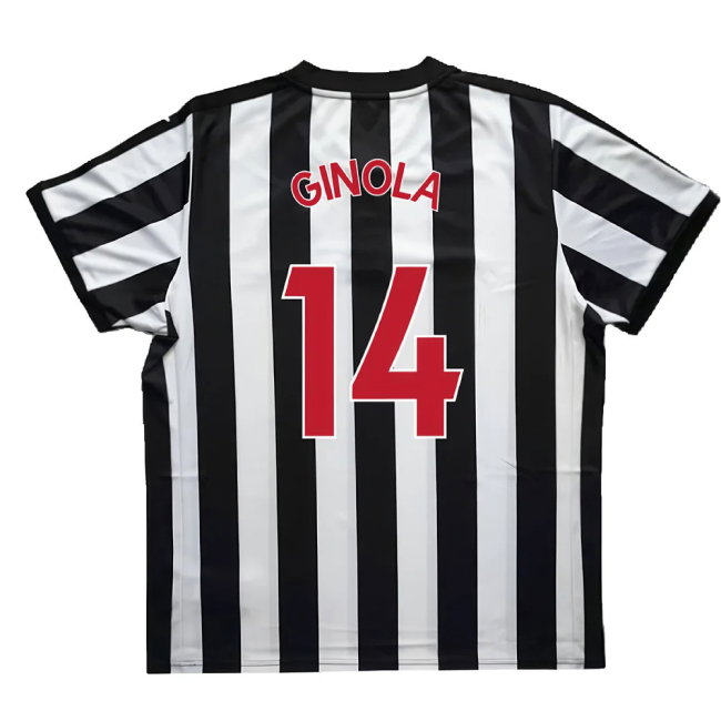 Newcastle United 2017-18 Home Shirt (Sponserless) (S) (BNWT) (Ginola 14)