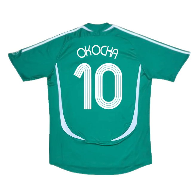 Nigeria 2006-08 Home Shirt (Very Good) (Okocha 10)