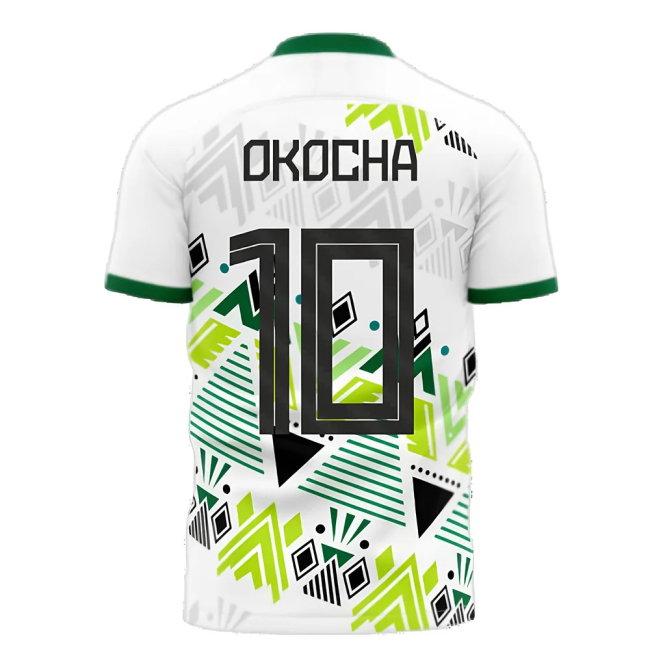Nigeria 2025-2026 Away Concept Football Kit (Libero) (OKOCHA 10) - Little Boys