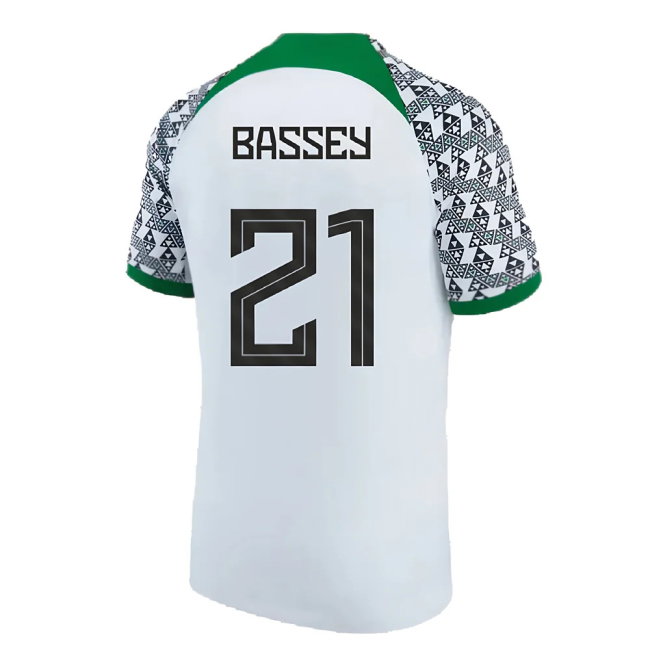 Nigeria 2021-2023 Away Shirt (S) (Excellent) (Bassey 21)