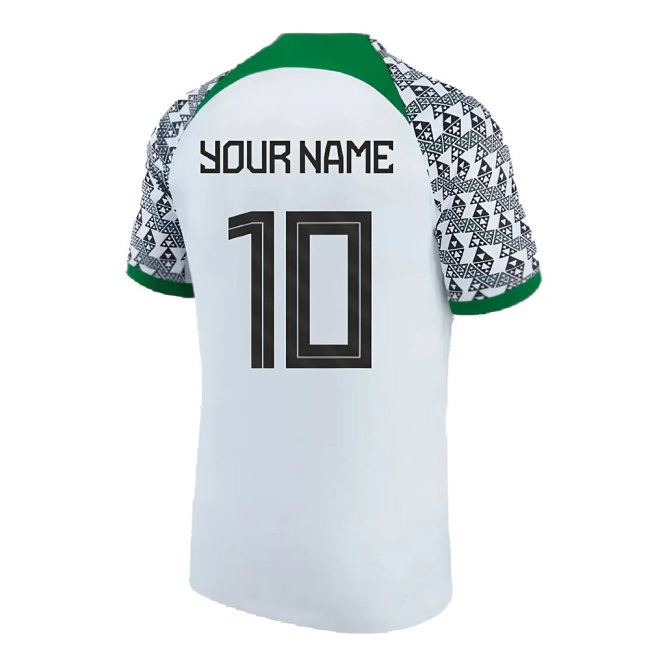 Nigeria 2021-2023 Away Shirt (L) (Your Name 10) (Excellent)