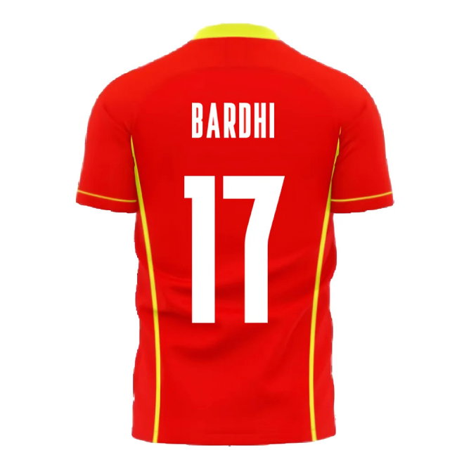North Macedonia 2025-2026 Home Concept Shirt (Libero) (BARDHI 17)