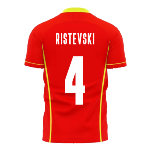 North Macedonia 2025-2026 Home Concept Shirt (Libero) (RISTEVSKI 4)