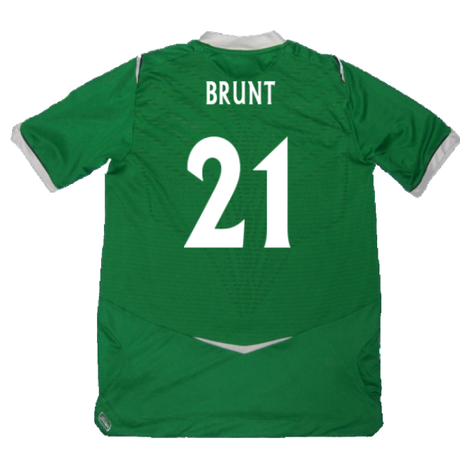 Northern Ireland 2008-09 Home Shirt ((Excellent) M) (Brunt 21)