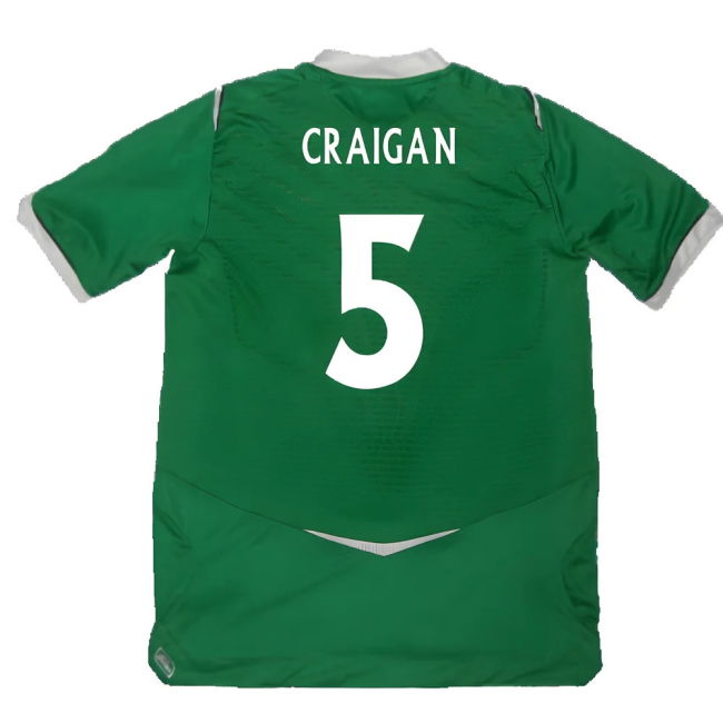 Northern Ireland 2008-09 Home Shirt ((Excellent) M) (Craigan 5)